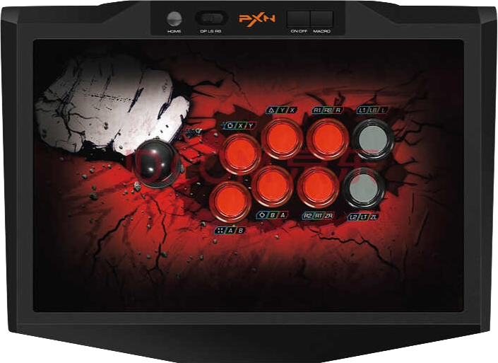 PXN-X9 6 in 1 Arcade Fight Stick