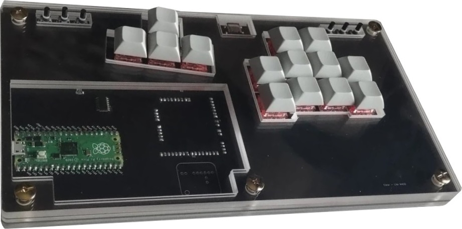 Clear - Lite WASD | Fightboard Arcade Controller
