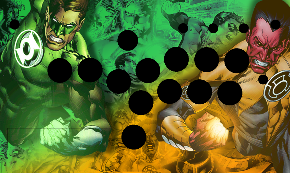 Green Lantern & Sinestro artwork