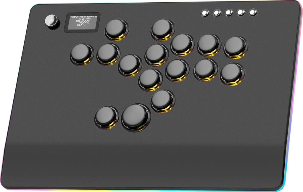 【楽天市場】Guilekeys アケコン レバーレスコントローラー レバーレスアケコン GK-16 多機能ボタン搭載 ボタンリム RGB雰囲気ライト  ゲームパッド 格ゲー向け For PS4 PS3 Windows PC Android Steam Switch 遅延無し 静音 : ビズクルショップ