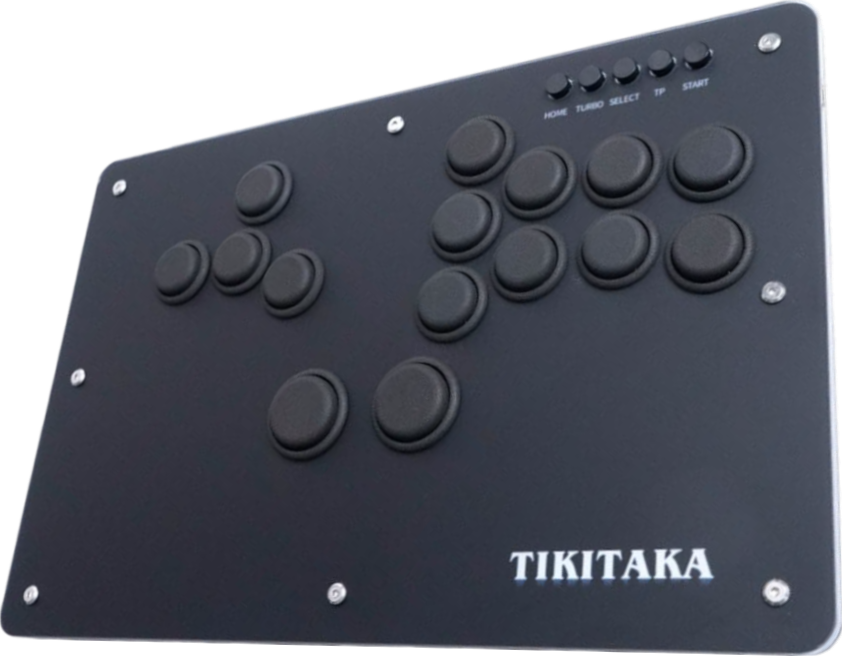 thumbnail image 2 of TIKITAKA S15B-N All-Button Arcade Controller - Split Button Layout With Nylon Buttons For PC, PS4, Steam 2 of 10