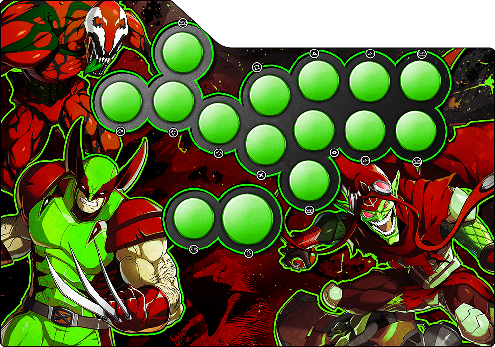 Carnage, Wolverine, and Green Goblin Carnage, Wolverine, and Green Goblin